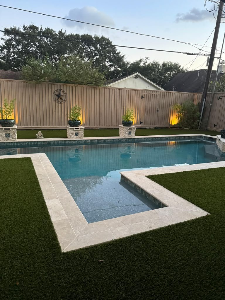 Completed residential landscape lighting installation by Rainlandscaping